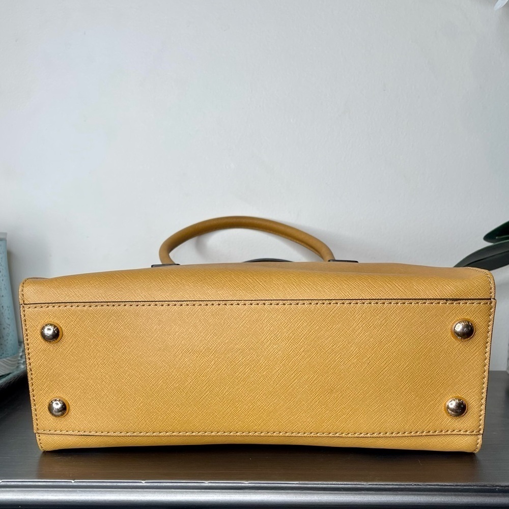 Michael Kors Hamilton Saffiano Leather Satchel - Picture 5 of 15